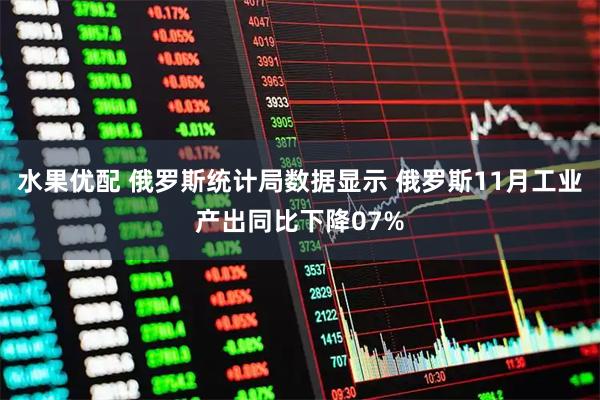 水果优配 俄罗斯统计局数据显示 俄罗斯11月工业产出同比下降07%